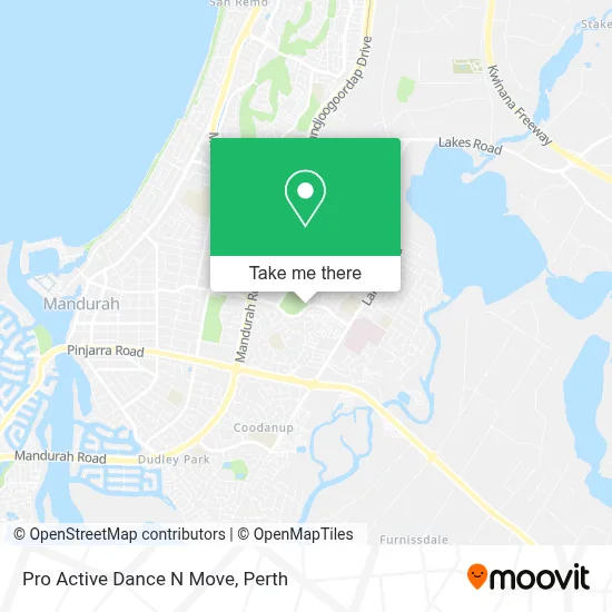 Pro Active Dance N Move map