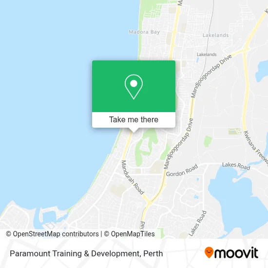 Paramount Training & Development map
