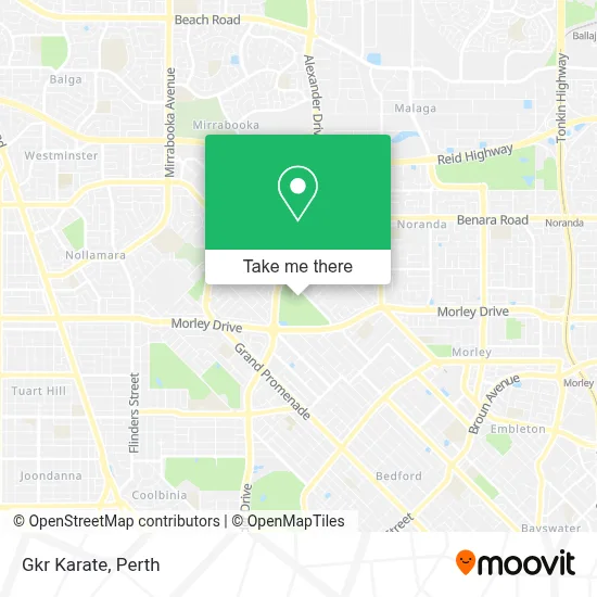 Mapa Gkr Karate
