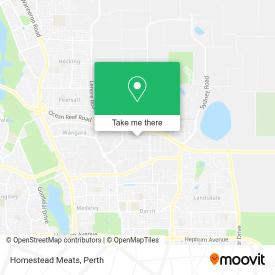 Mapa Homestead Meats