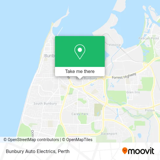 Mapa Bunbury Auto Electrics