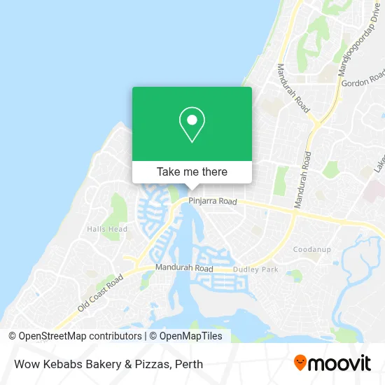 Mapa Wow Kebabs Bakery & Pizzas
