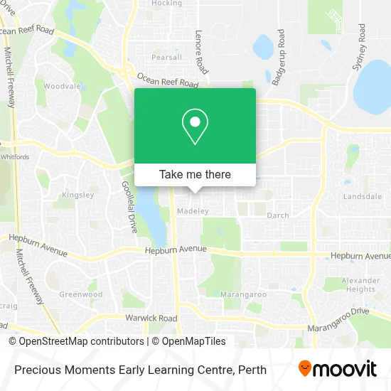 Mapa Precious Moments Early Learning Centre