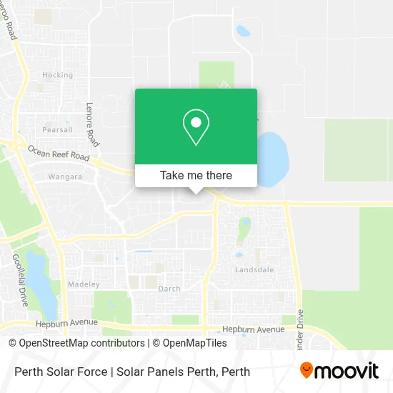 Perth Solar Force | Solar Panels Perth map
