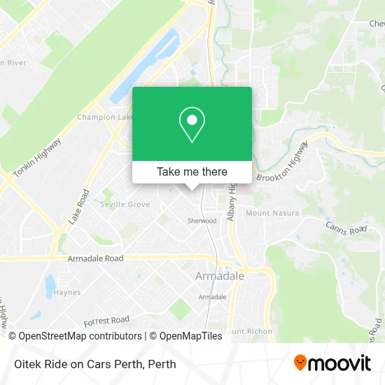 Mapa Oitek Ride on Cars Perth