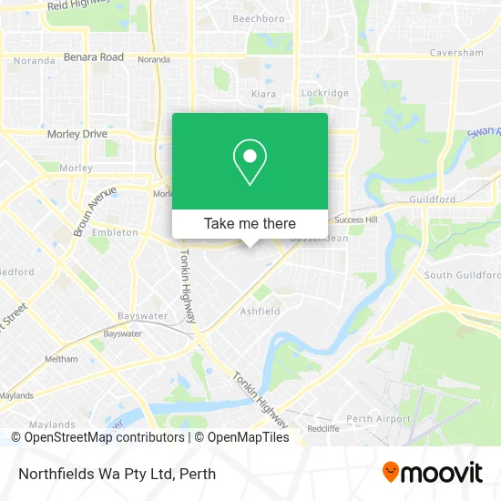 Mapa Northfields Wa Pty Ltd