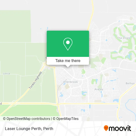 Mapa Laser Lounge Perth