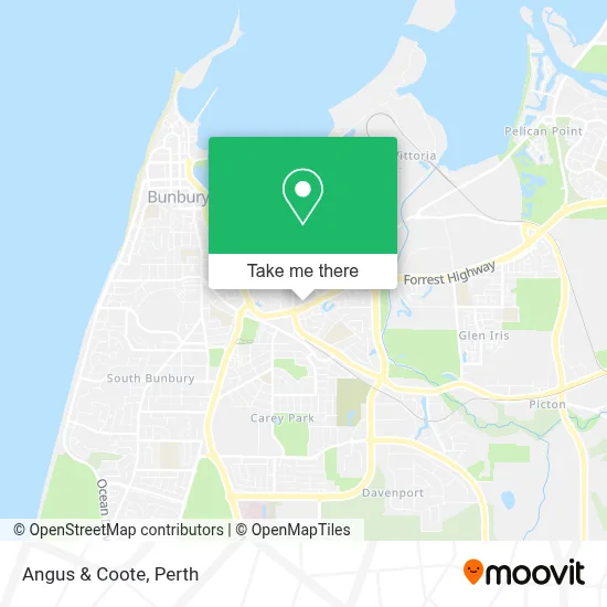 Angus & Coote map