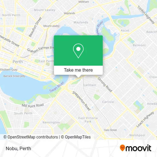 Mapa Nobu