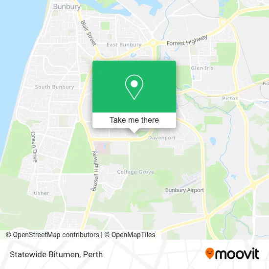Mapa Statewide Bitumen