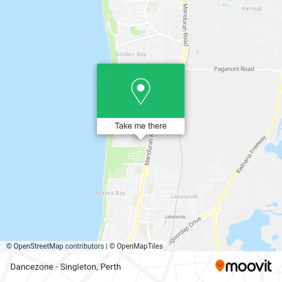 Mapa Dancezone - Singleton