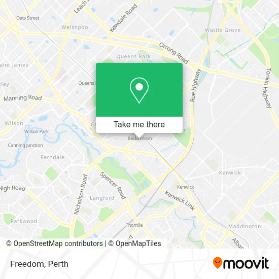 Mapa Freedom