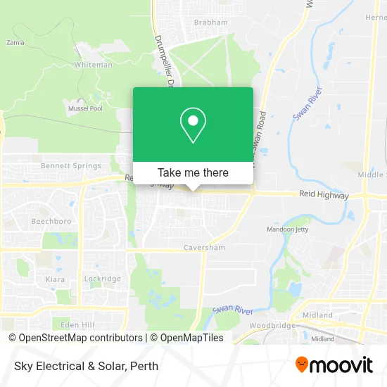 Mapa Sky Electrical & Solar