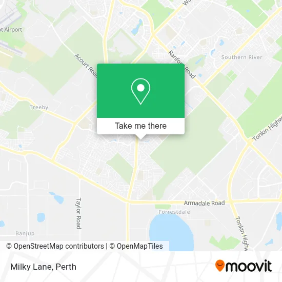 Mapa Milky Lane