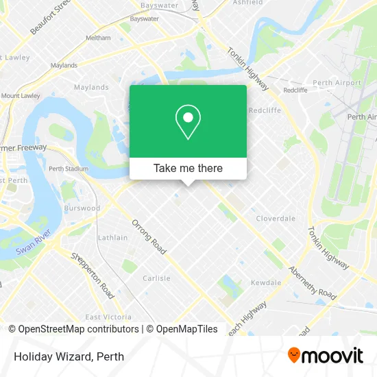 Mapa Holiday Wizard