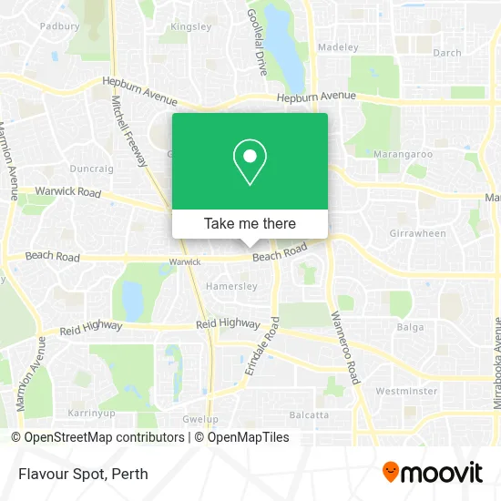 Mapa Flavour Spot