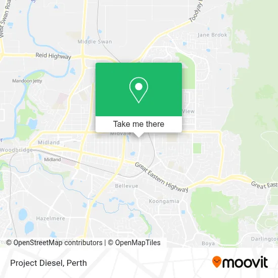 Project Diesel map