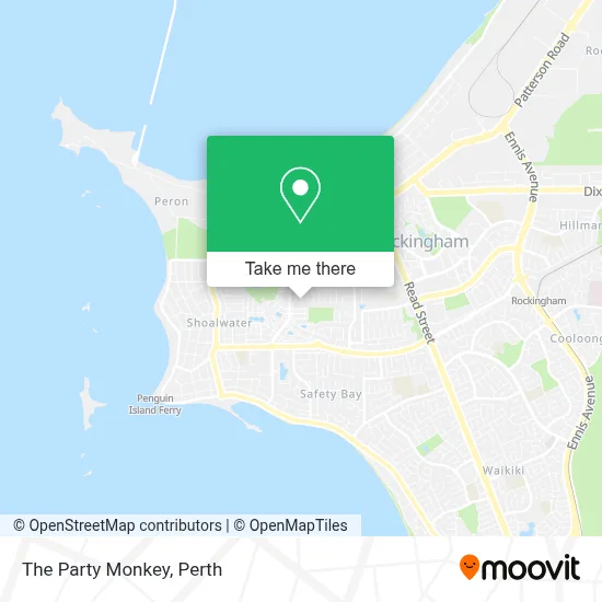 Mapa The Party Monkey