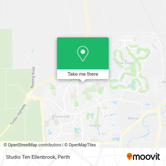 Mapa Studio Ten Ellenbrook