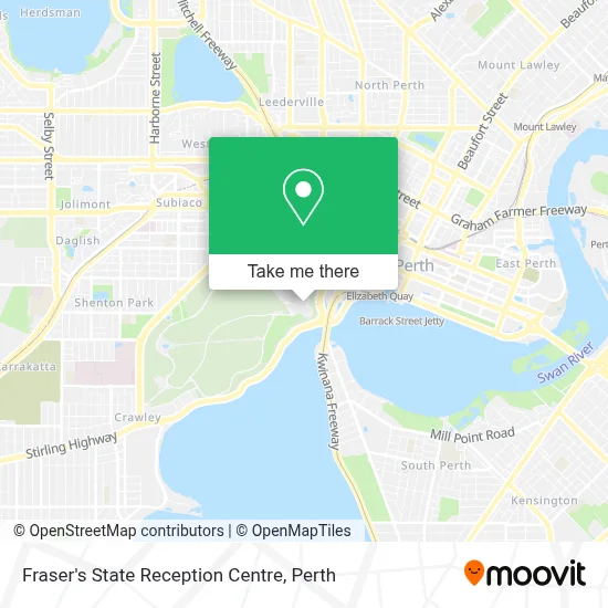 Mapa Fraser's State Reception Centre