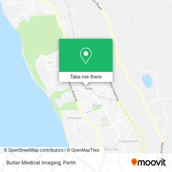 Butler Medical Imaging map