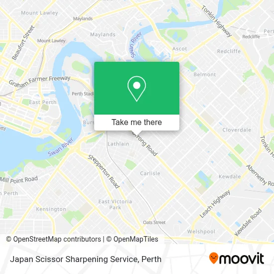 Mapa Japan Scissor Sharpening Service