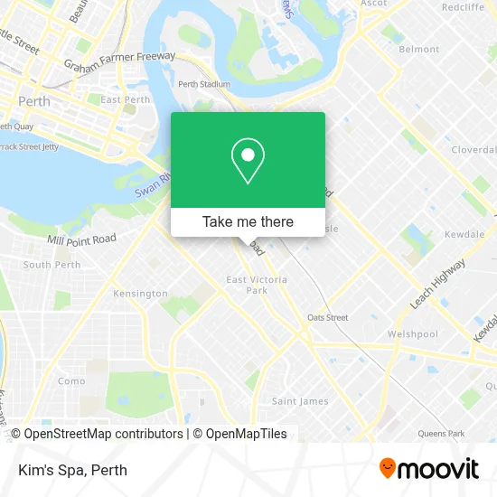 Mapa Kim's Spa