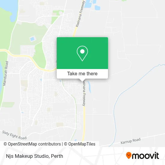 Mapa Njs Makeup Studio