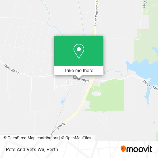 Mapa Pets And Vets Wa