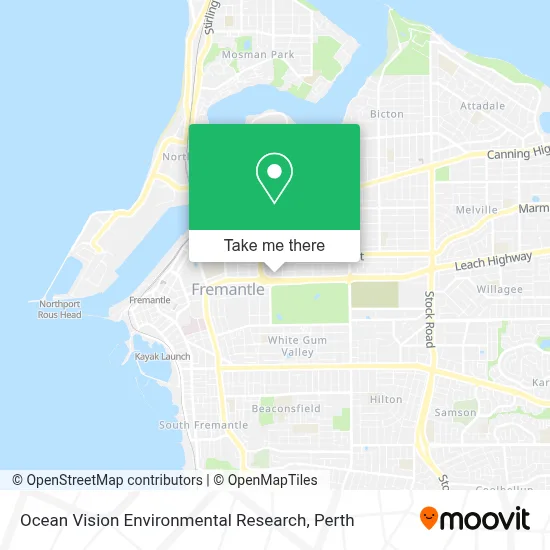 Mapa Ocean Vision Environmental Research