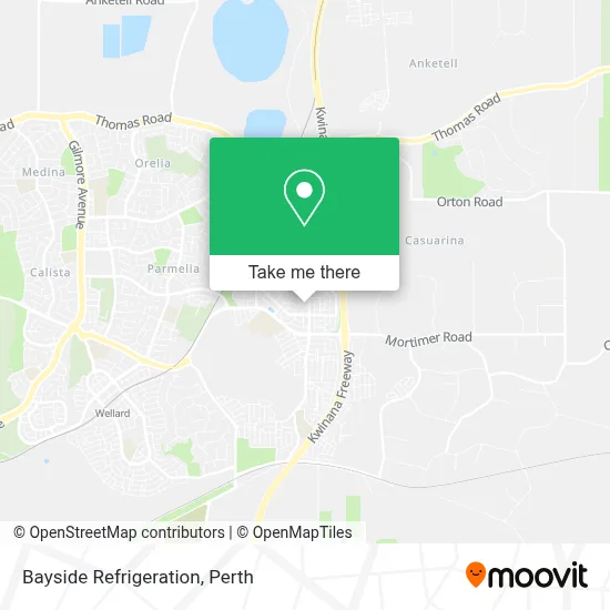 Mapa Bayside Refrigeration