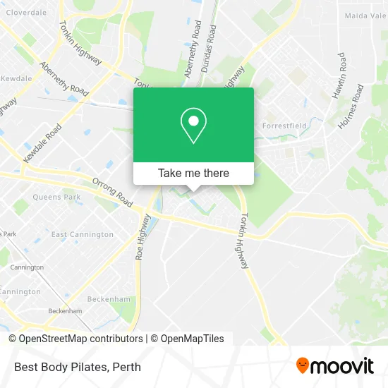 Mapa Best Body Pilates
