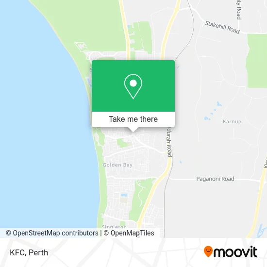 Mapa Kfc