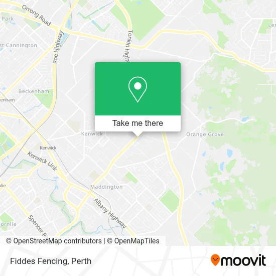 Mapa Fiddes Fencing
