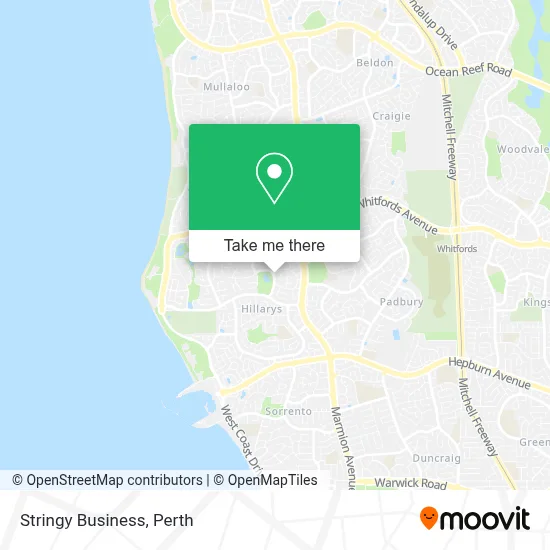Mapa Stringy Business