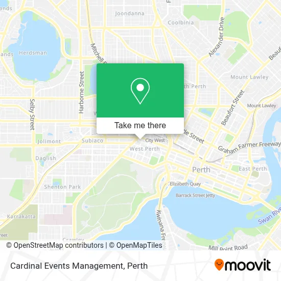 Cardinal Events Management map