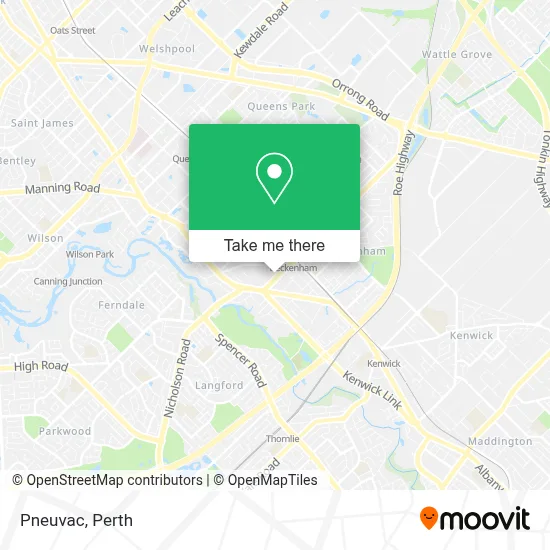 Mapa Pneuvac