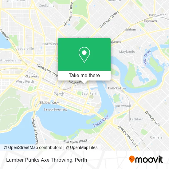 Mapa Lumber Punks Axe Throwing