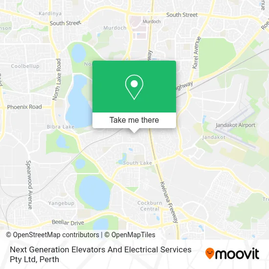 Mapa Next Generation Elevators And Electrical Services Pty Ltd