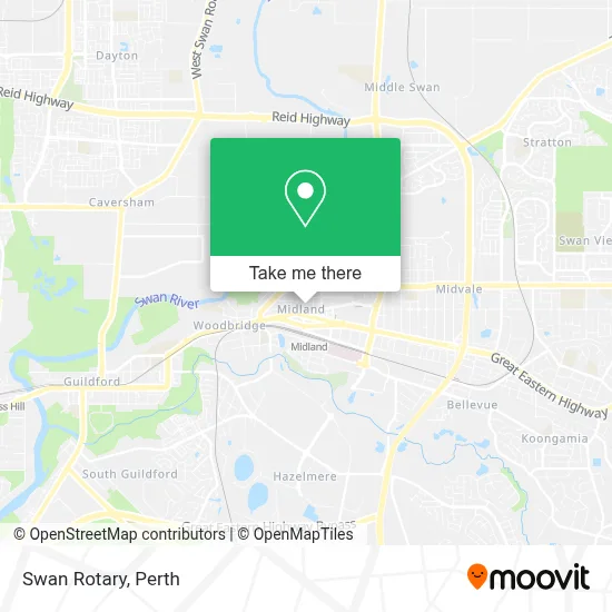 Mapa Swan Rotary