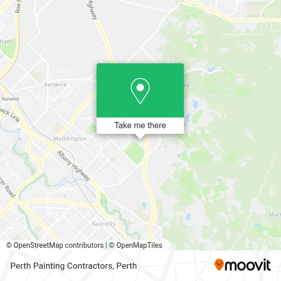 Mapa Perth Painting Contractors