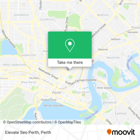 Mapa Elevate Seo Perth