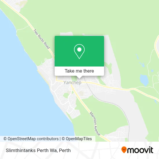 Mapa Slimthintanks Perth Wa