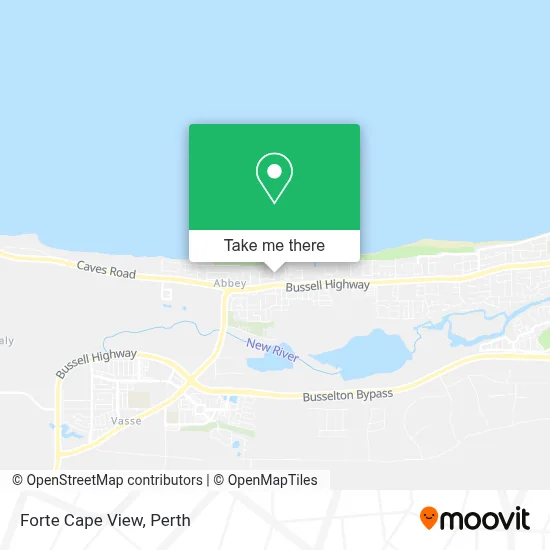 Mapa Forte Cape View