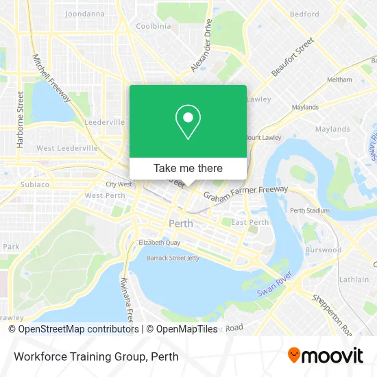 Workforce Training Group map