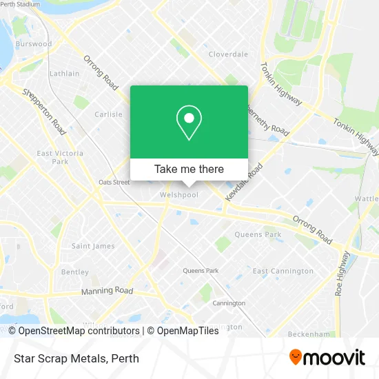 Mapa Star Scrap Metals