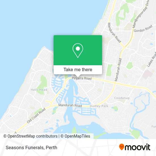 Mapa Seasons Funerals