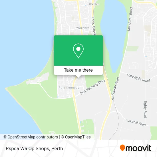 Mapa Rspca Wa Op Shops