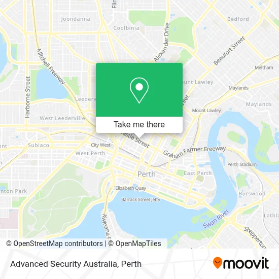 Mapa Advanced Security Australia