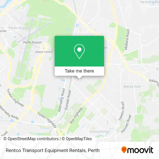 Mapa Rentco Transport Equipment Rentals